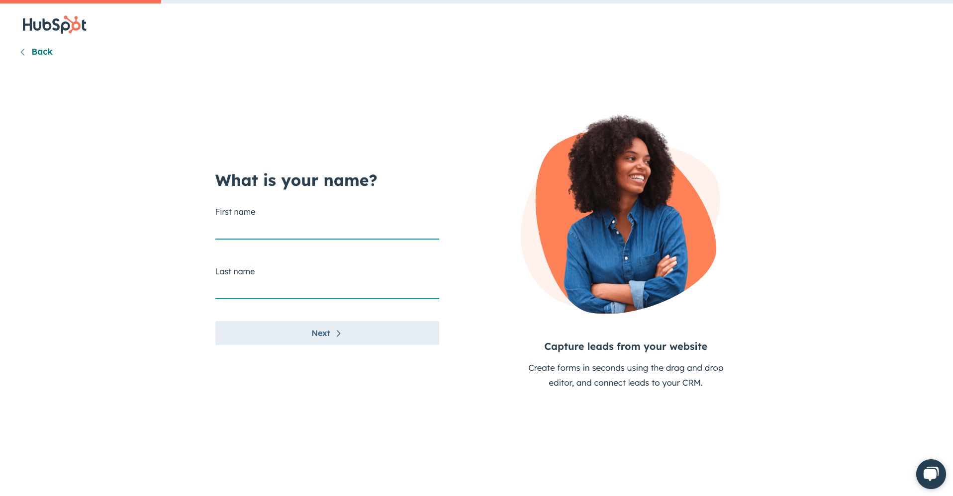 HubSpot screen